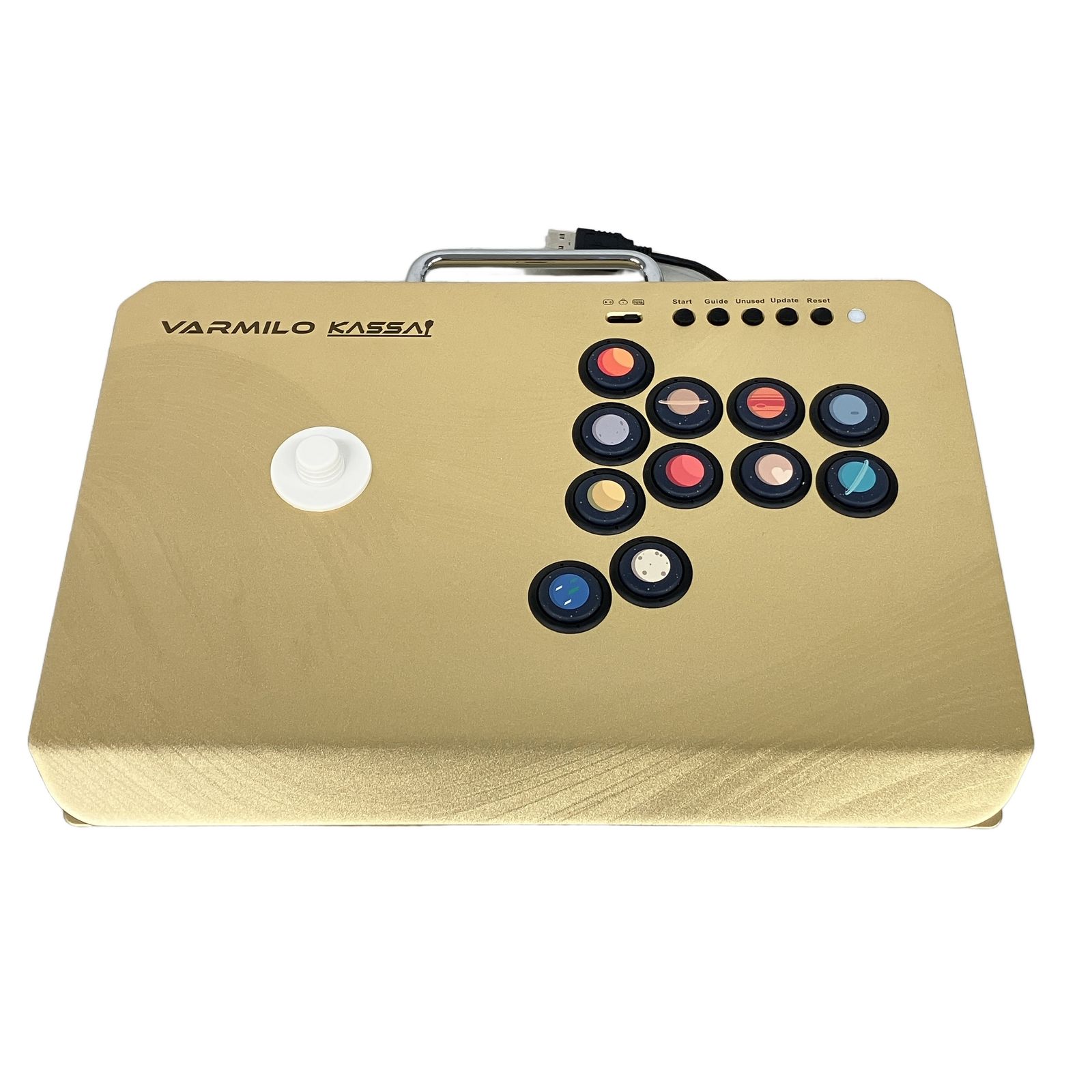 Varmilo Kassai FAB11 Gold Arcade Joystick Controller for Fighting Games 中古 K11209443 27,820円