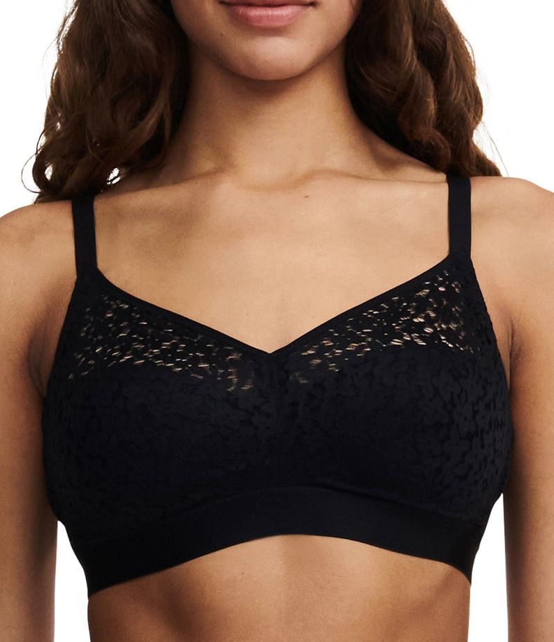 シャントル レディース アンダーウェア ブラジャー Chantelle Norah Supportive Adjustable Strap Wirefree Bra Black ブラック