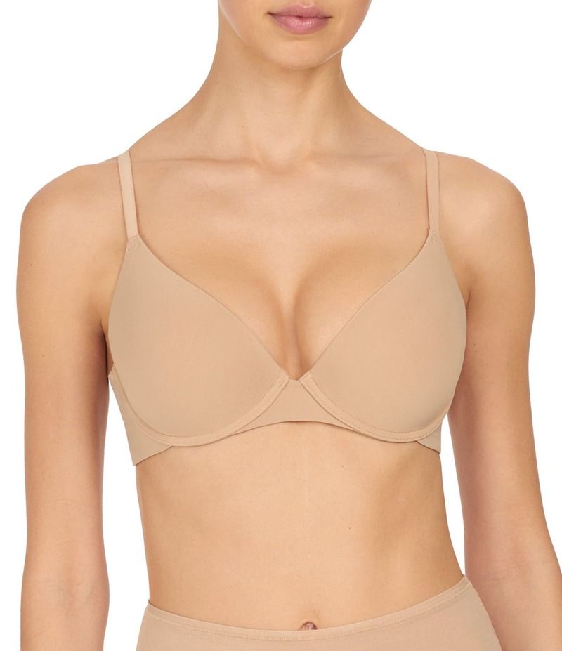 ナトリ レディース アンダーウェア ブラジャー ミニ Natori Minimal Convertible PushUp Bra Cafe