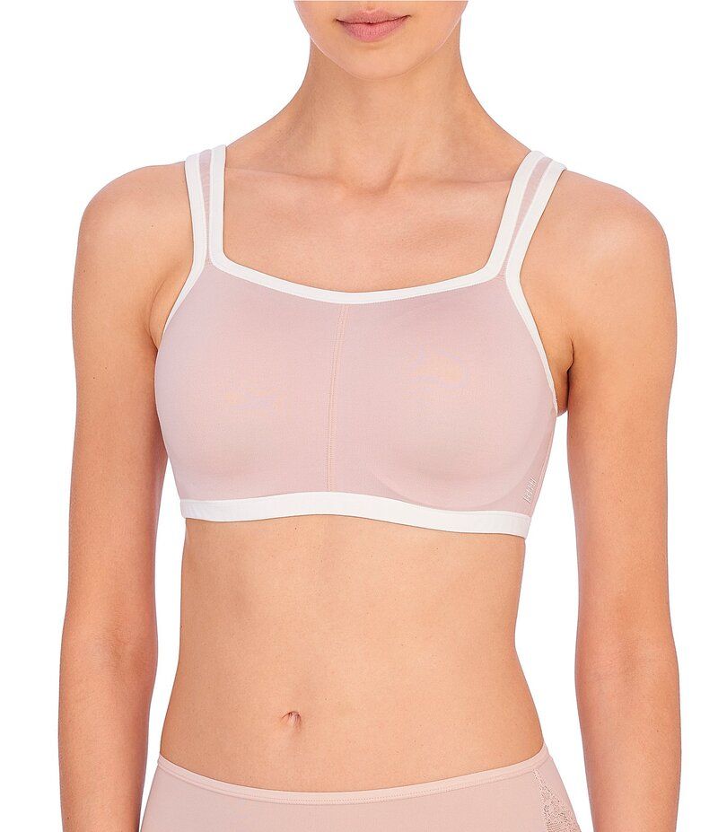 ナトリ レディース アンダーウェア ブラジャー Natori Yogi Seamless Convertible UBack to Racerback FullBusted Contour Underwire Sports Bra Light Mocha モカ