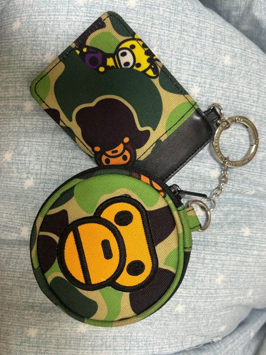 A BATHING APE アベイシングエイプ カード 財布 ポーチ キーホルダー セット コインケース カード ホルダー 正規品