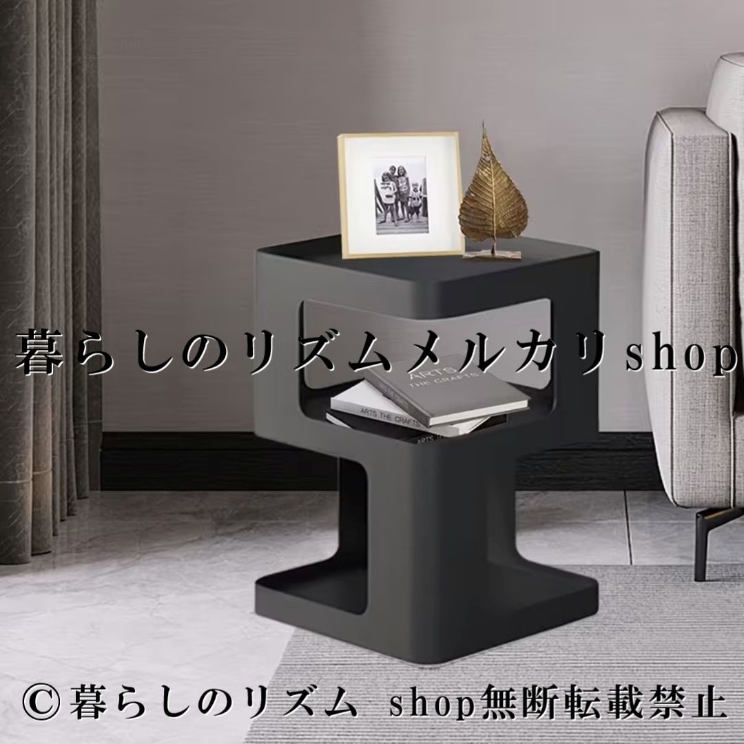 サイドテーブル 収納付き 可動式 多機能 テーブル コーヒーテーブル 小型収納テーブル ブラック ホワイト 2色展開 ベッドサイドテーブル ナイトテーブル ソファサイドテーブル リビング収納 省スペース コンパクト おしゃれ モダン シンプル 整理整頓