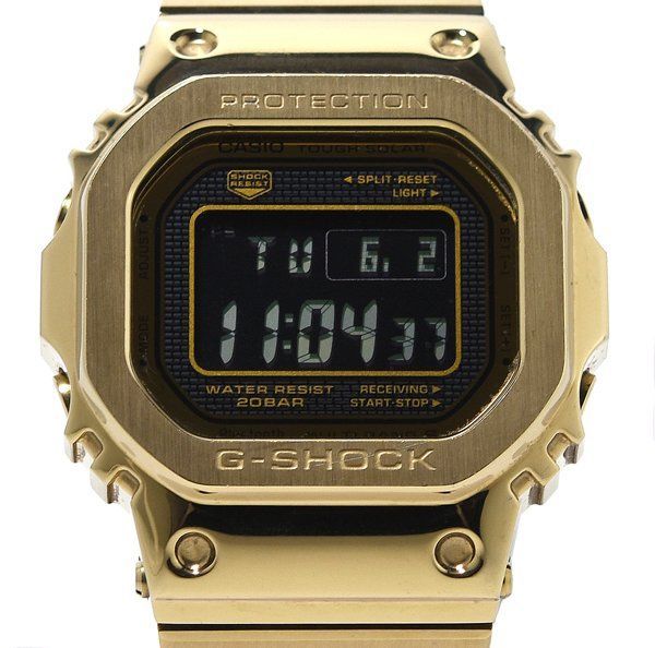 箱保付 良品 CASIO カシオ G-SHOCK ジーショック GMW-B5000GD-9JF Bluetooth対応 フルメタル 電波ソーラー メンズ