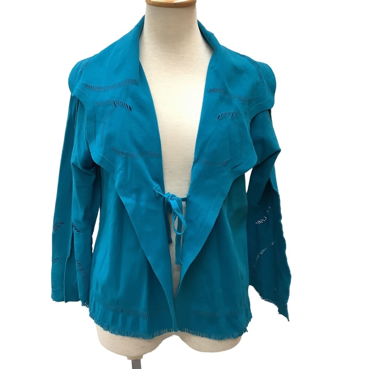 ♪♪ISSEY MIYAKE イッセイミヤケ A.POC 変形 カーディガン SIZE 2 IM01KO056 エメラルドグリーン 9,075円