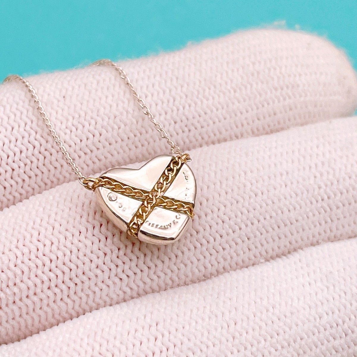 ◇ティファニー◇新品仕上済 Tiffany&Co. チェーン クロス ハート