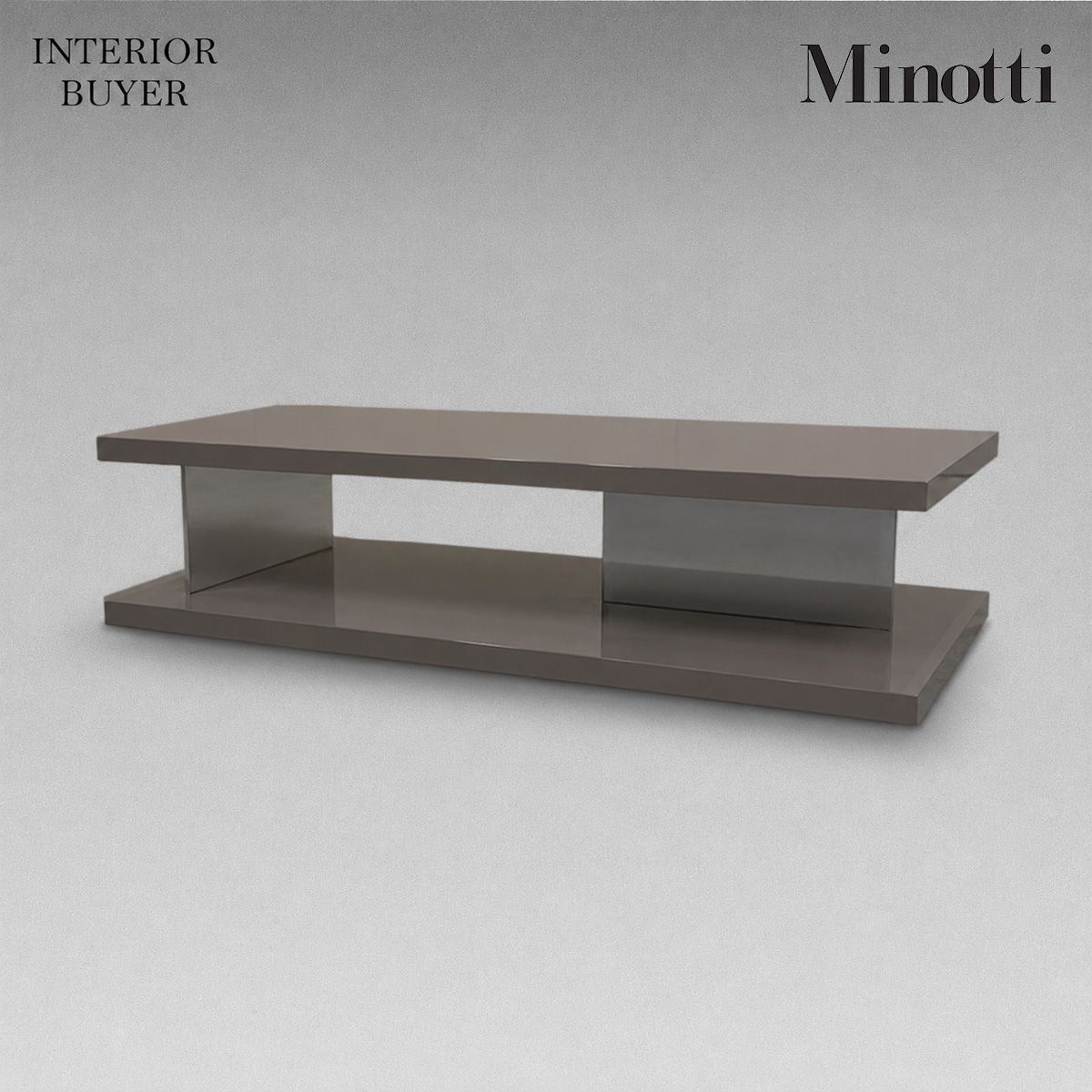 Minotti ミノッティ STARR スター コンソールテーブル ストーングレー マッシモ・カスターニャ