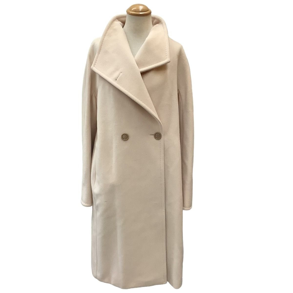 ♪♪MAX MARA マックスマーラー レディース ロングコート SIZE 40 アイボリー