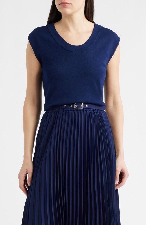 アンクライン レディース アウター パーカー・スウェット ニット Anne Klein Scoop Necknitop Distant Mountain