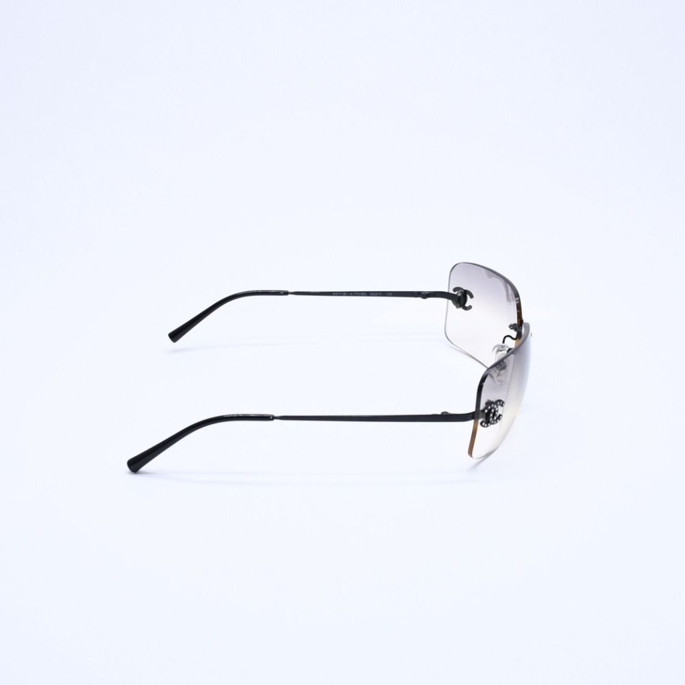 極美品 CHANEL シャネル リムレス サングラス アイウェア 4017-D c.170