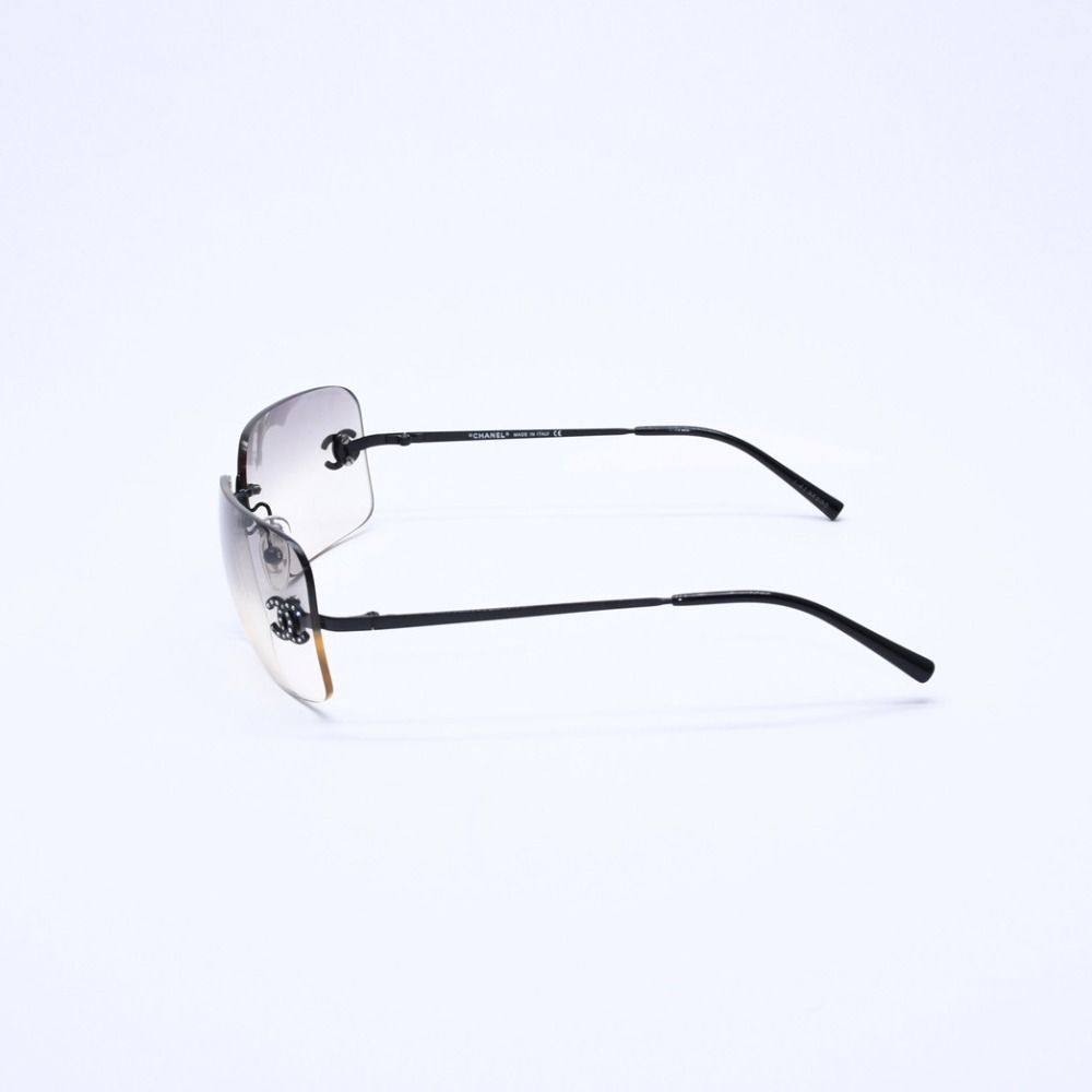 極美品 CHANEL シャネル リムレス サングラス アイウェア 4017-D c.170