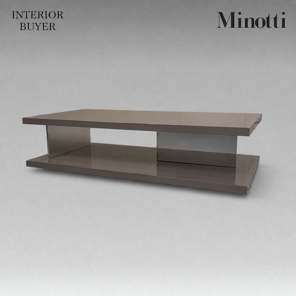 Minotti ミノッティ STARR スター コンソールテーブル ストーングレー マッシモ・カスターニャ