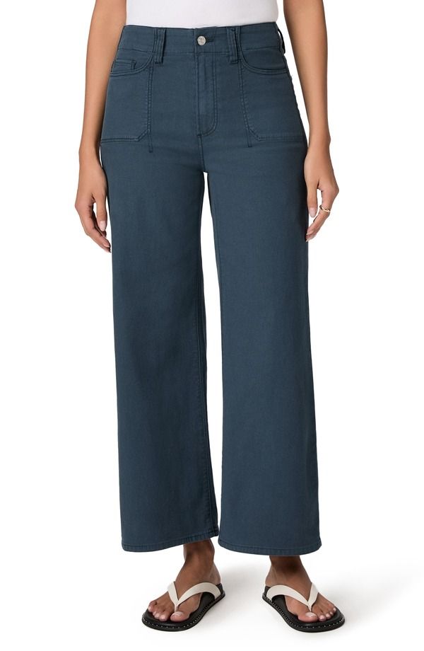 ペイジ レディース ボトムス レギンス ワイドレッグ ハイウエスト パンツ アンクル PAIGE Anessa High Waist Ankle Wide Leg Pants Vintage Navy Moonlight ネイビー