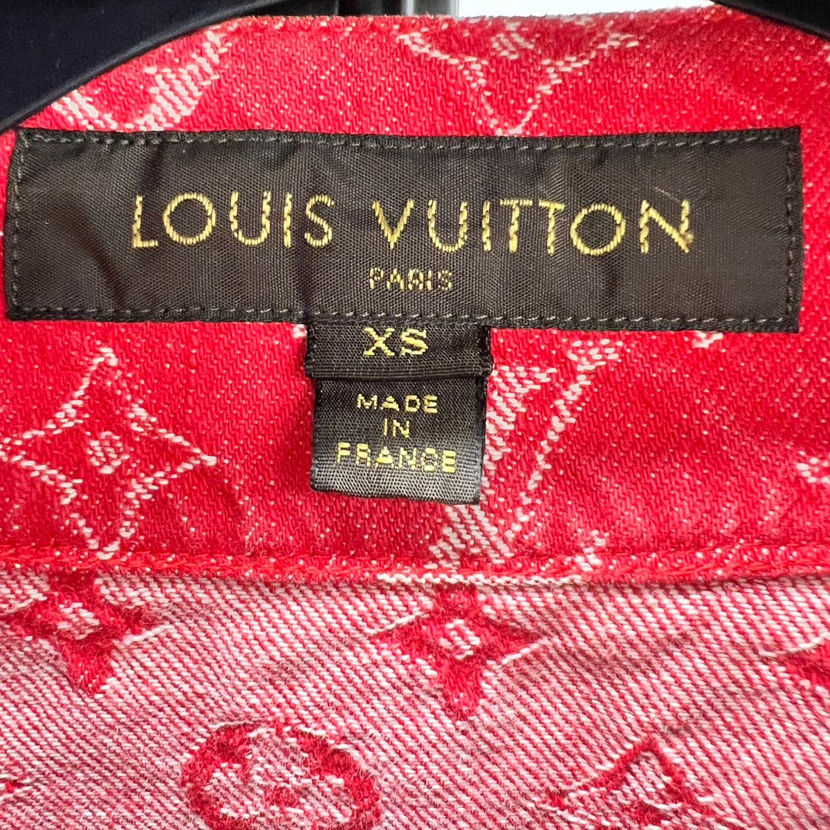 極美品】LV × Supreme モノグラムデニム ベースボールシャツ | ヤマダ
