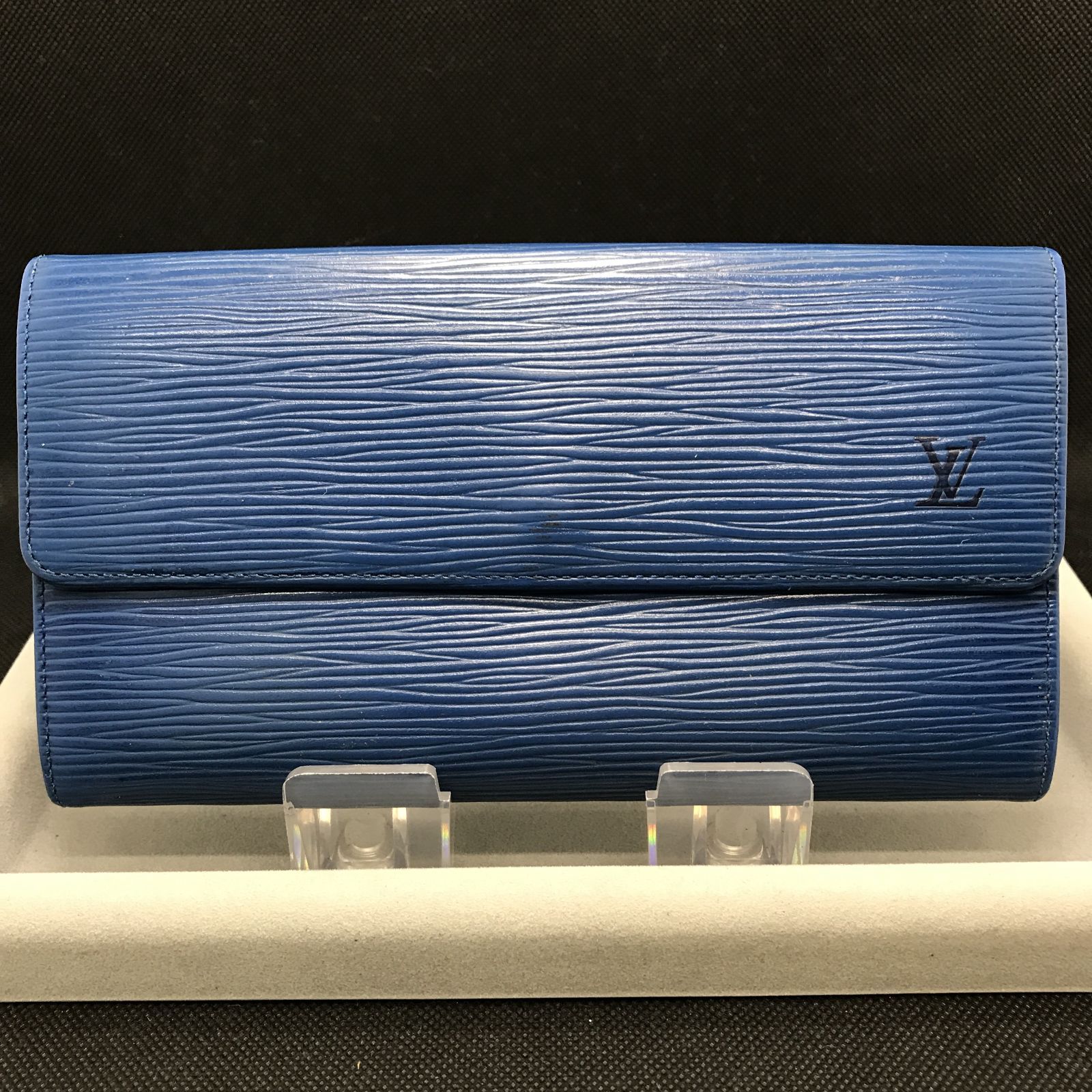 LOUIS VUITTON　ルイヴィトン　長財布　ポシェットポルトモネクレディ　エピ　トレドブルー　2171