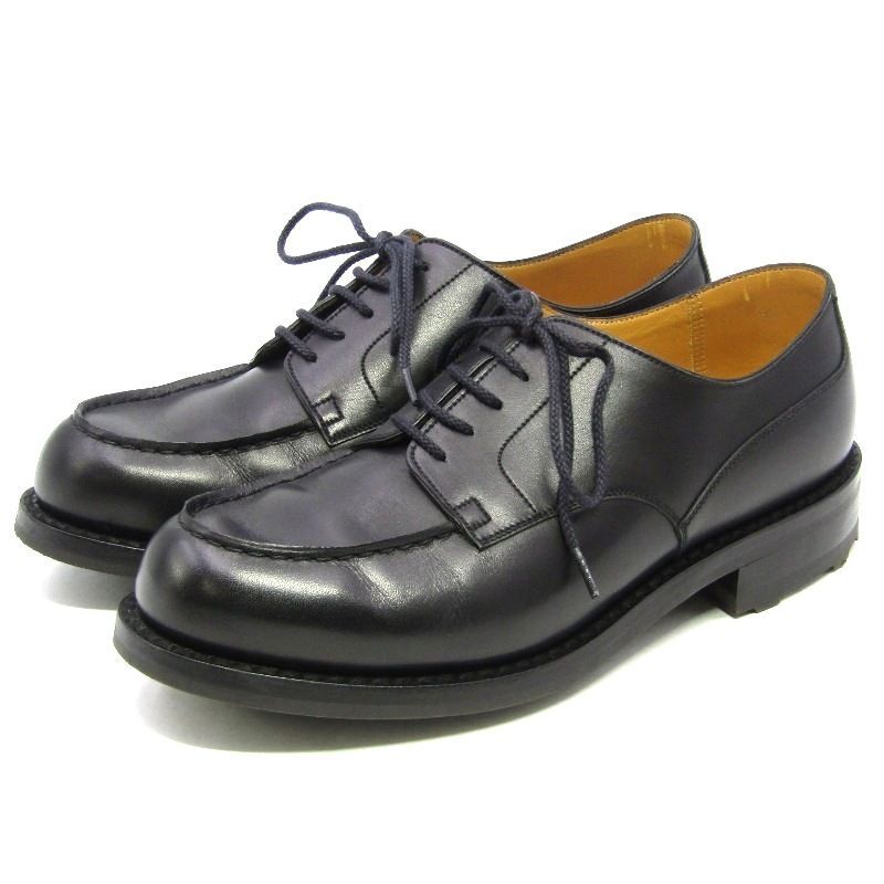 美品 J.M.WESTON ジェイエムウエストン 5E ゴルフダービー 641 ボックスカーフ リッジウェイソール Derby Golf Oxford ブラック 35005634