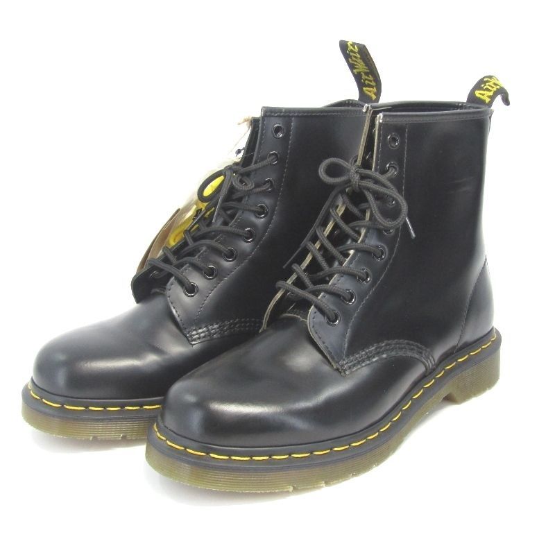 未使用 Dr.Martens ドクターマーチン UK7 8ホールブーツ 1460 11822006 26cm 8EYE BOOT レザー ブラック スムース 18002131