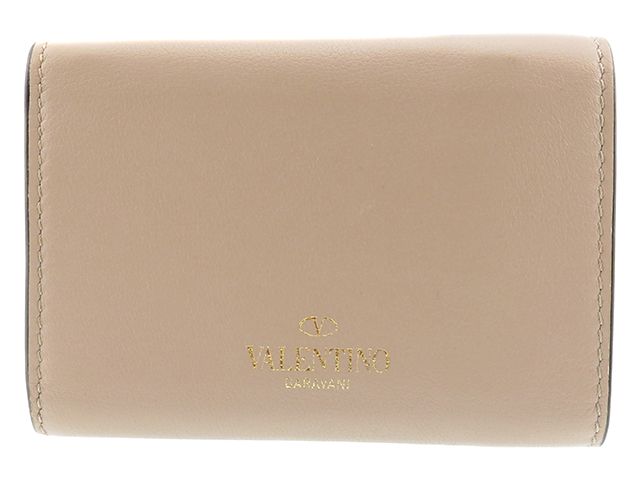 VALENTINO ヴァレンチノ ロックスタッズ コンパクトウォレット 三