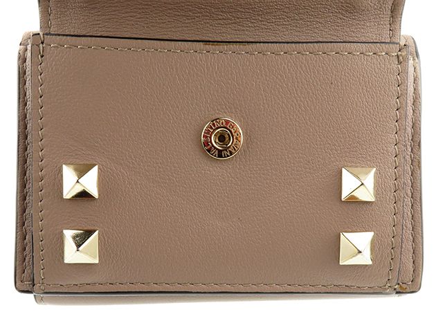 VALENTINO ヴァレンチノ ロックスタッズ コンパクトウォレット 三