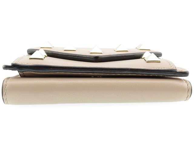 VALENTINO ヴァレンチノ ロックスタッズ コンパクトウォレット 三
