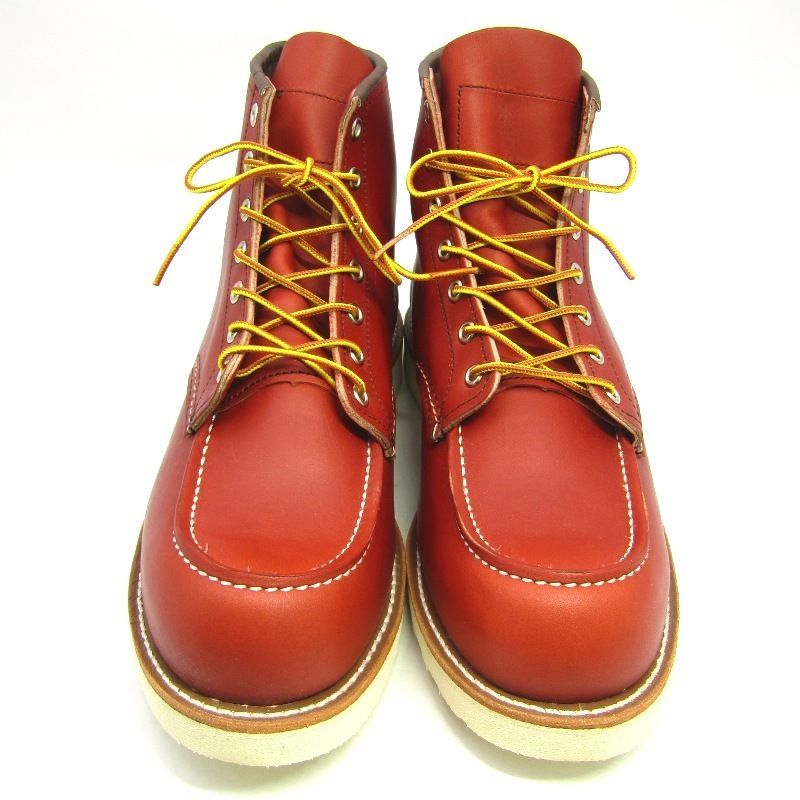 未使用級 レッドウィング875 US10E 28cm 箱付 未使用 REDWING レッドウィング US10E 28cm モックトゥ 8875 復刻四角
