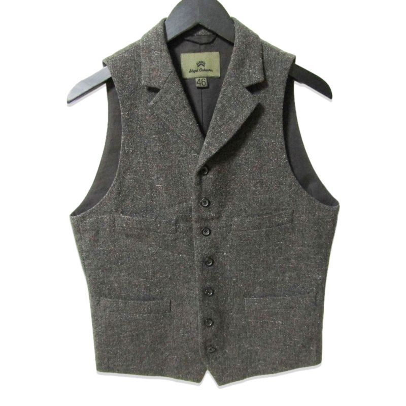 Nigel Cabourn ナイジェルケーボン マロリーベスト 8080070505 MALLORY VEST ウール ジレ グレー 46 27113854 7,448円