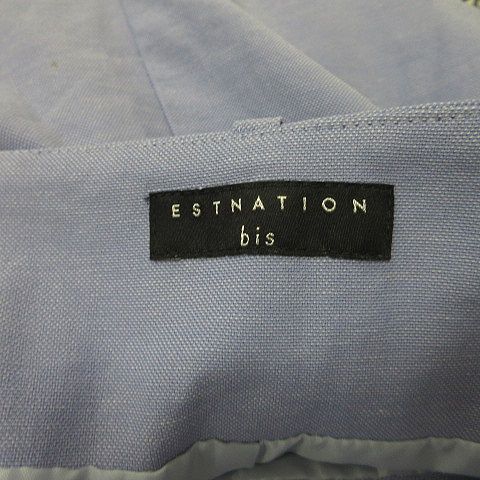 ESTNATION アイボリー キュロット 34サイズ エストネーション ビス ESTNATION bis パンツ キュロット 38 M 紺