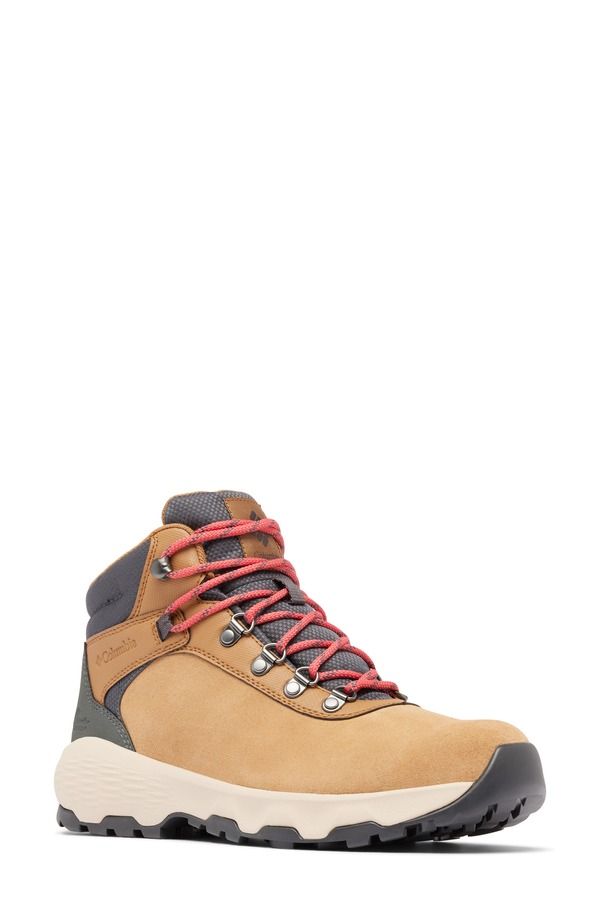 コロンビア レディース シューズ ブーツ・レインブーツ Columbia Newton Wander Waterproof Hiking Boot Elk Sunset Red レッド