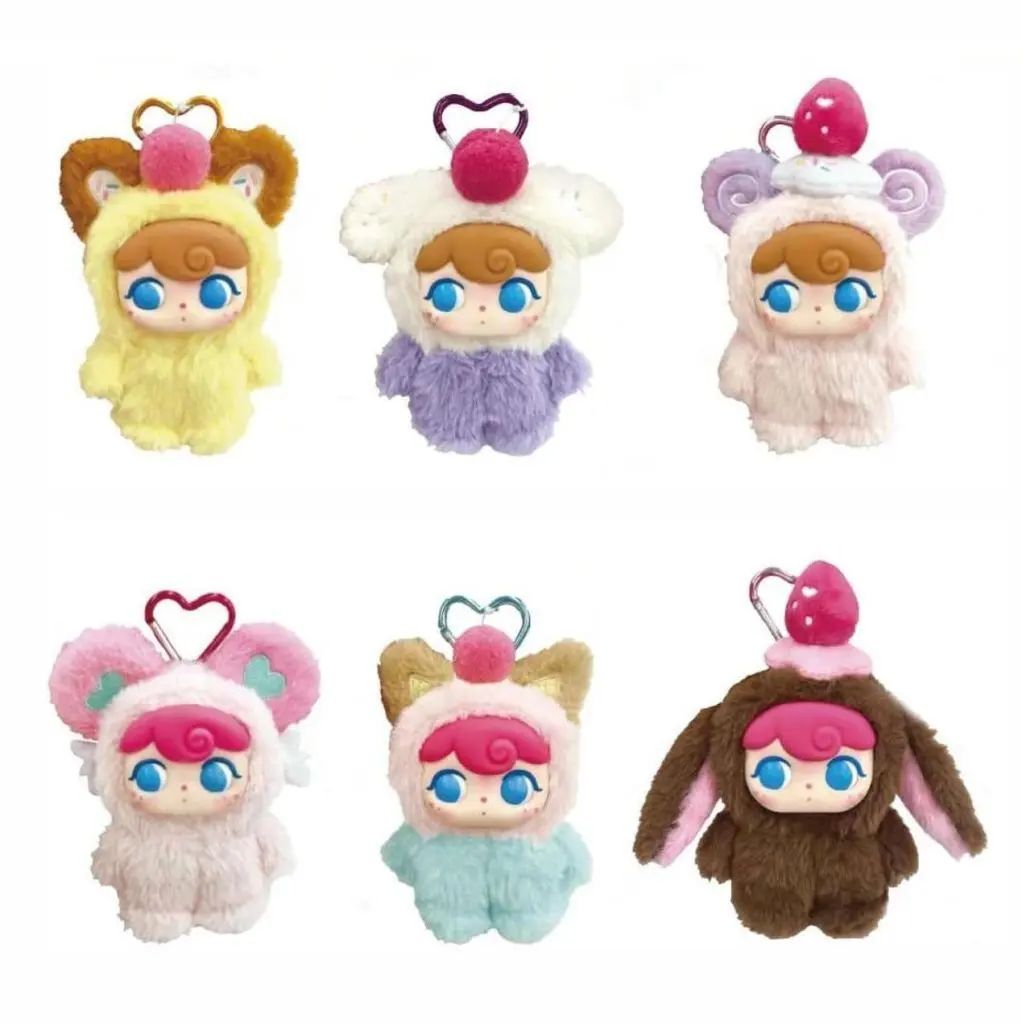 【新品】ぬいぐるみマスコット・ぬいぐるみバッジ 【BOX】ピピル 着ぐるみマスコット・スウィーツシリーズ