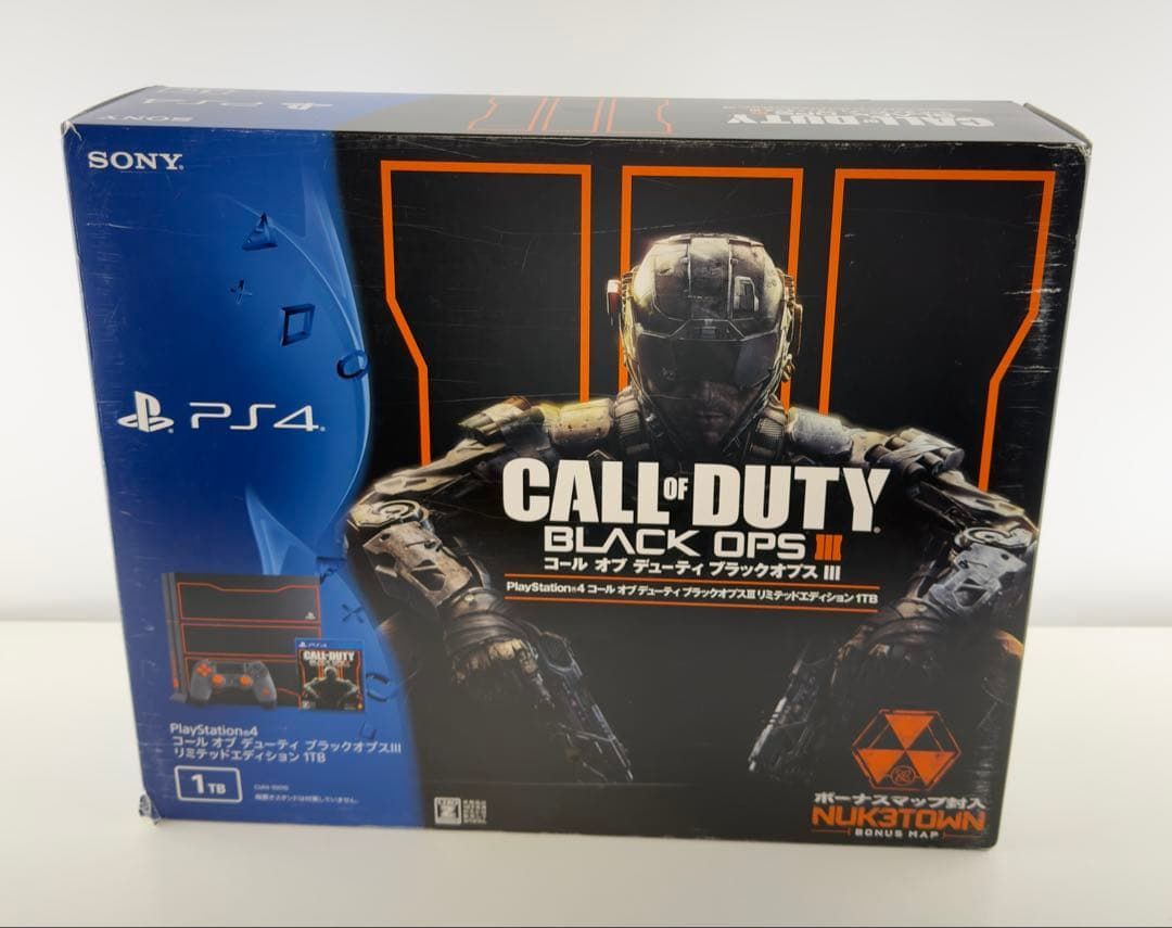 PS4 本体 プレステ4 コール オブ デューティ ブラックオプス 1TB COD PlayStation