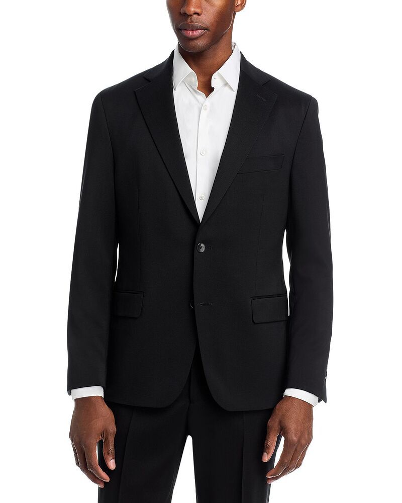 ヴィンス メンズ アウター ジャケット・ブルゾン スリムフィット ウール Vince Stretch Wool Unstructured Slim Fit Suit Jacket Black ブラック