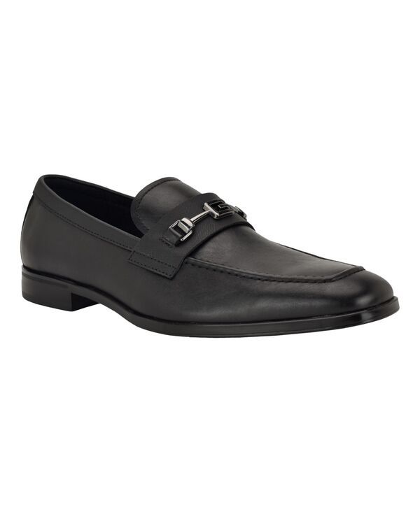 ゲス メンズ シューズ スリッポン・ローファー GUESS Mens Hiccom Dress Loafers Black ブラック