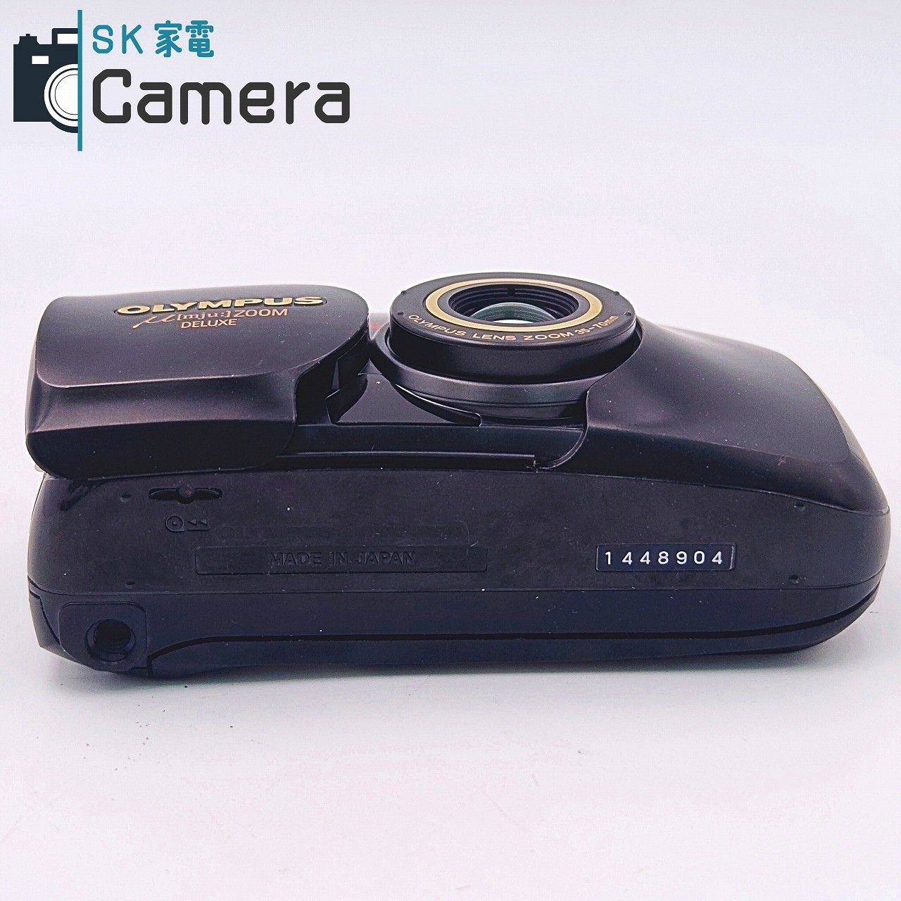Olympus μ Zoom 35-70mm コンパクトフィルムカメラ カメラ 【】 OLYMPUS μ [mju:] ZOOM DELUXE 35-70mm ブラック