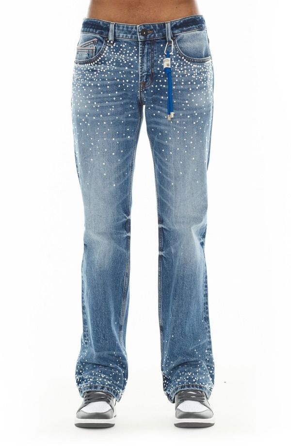 カルト オブ インディビジュアリティ メンズ ボトムス デニムパンツ ストレート ジーンズ Cult of Individuality Hagen Relaxed 608 Straight Leg Jeans Crystal