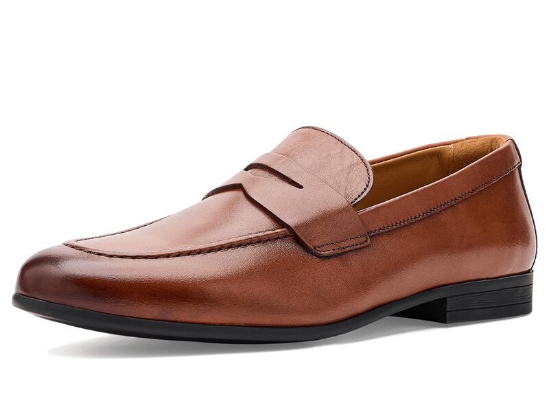 フローシャイム メンズ シューズ スリッポン・ローファー Florsheimodena Moc Toe Penny Loafer Cognac