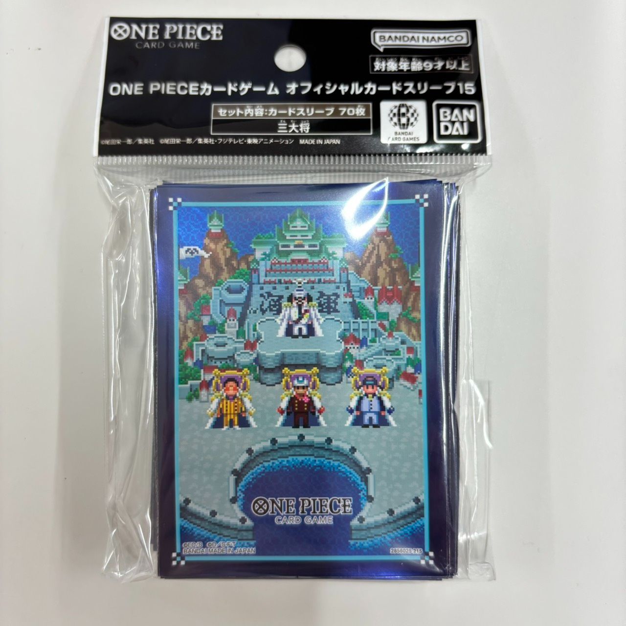ワンピース オフィシャルカードスリーブ15 三大将 12個セット 未開封】ワンピースカードゲーム オフィシャルカードスリーブ15 三大将