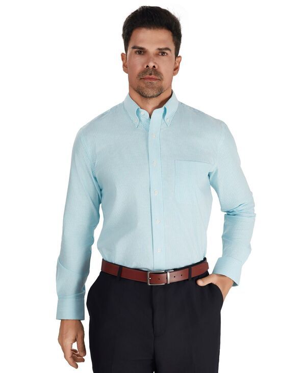 クラブルーム メンズ トップス シャツ プラスサイズ オックスフォード Club Roomens Core Plus Oxford Shirt Macys Exclusivemerald Tide Water エメラルド