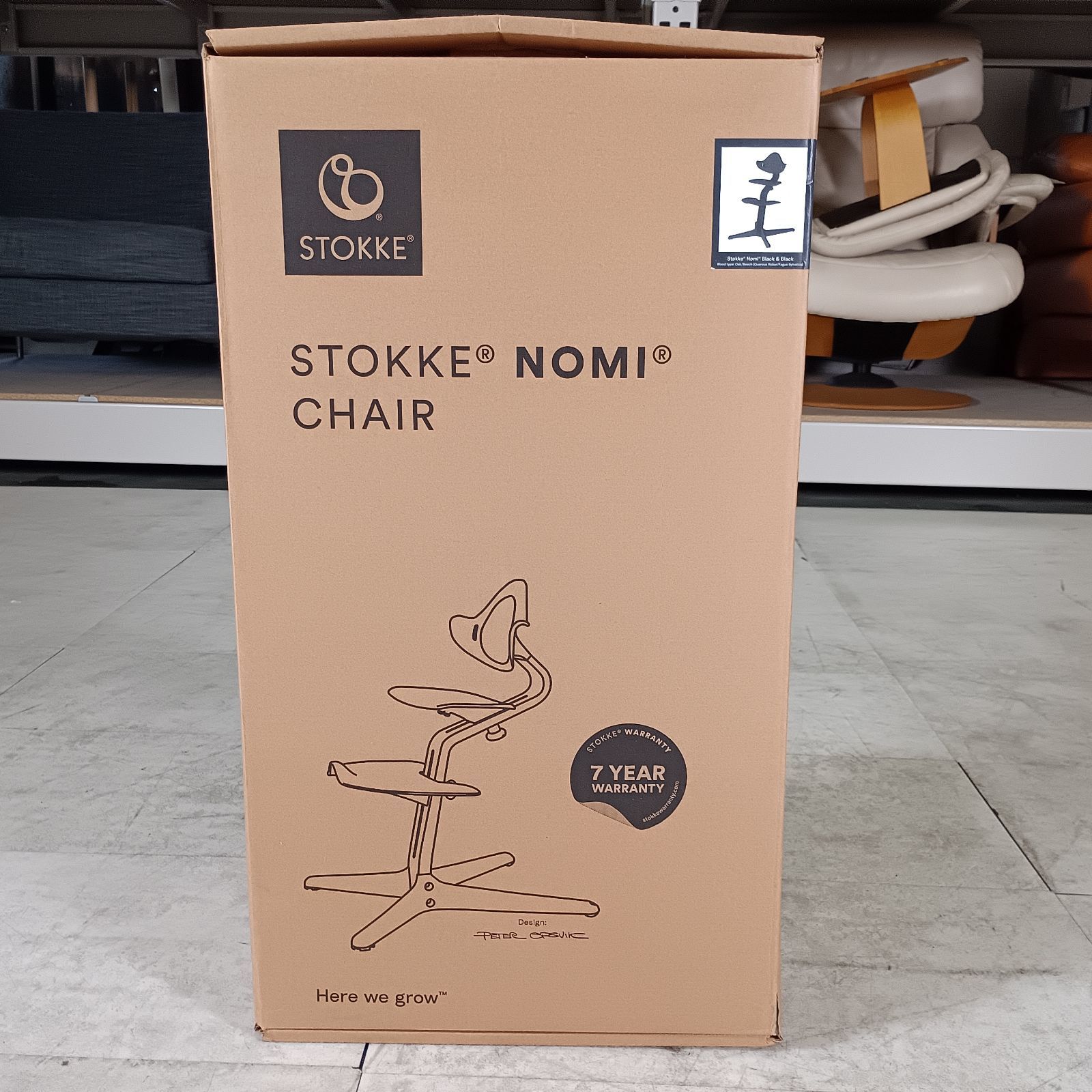 STOKKE ストッケ Nomi Chair ノミチェア ブラック ハイチェア 2023年製 元箱付 ネジ欠品 ②