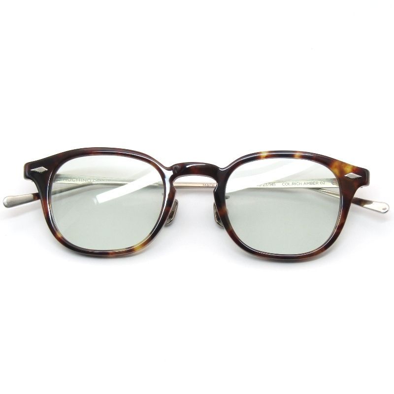 未使用 NOCHINO OPTICAL ノチノオプティカル サングラス JIFUSAN ＃2 日本製 ジフサン 調光 コンビ ボスリントン RICH AMBER 61005662