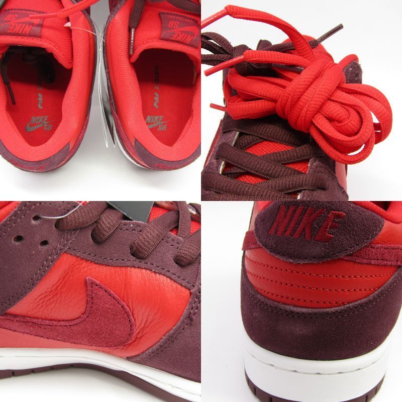 未使用 NIKE ナイキ 29cm SB DUNK LOW PRO CHERRY DM0807-600 2021年製