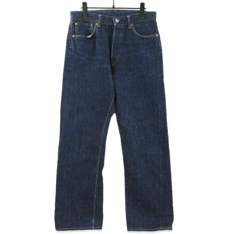 WAREHOUSE ウエアハウス デニムパンツ 1001 ボタンフライ セルビッチ 日本製 インディゴ 32 71015901