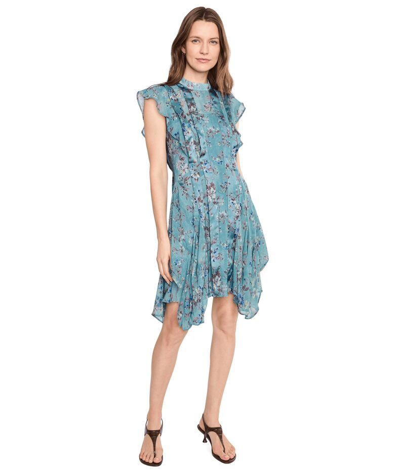 オールセインツ レディース トップス ワンピース AllSaints Fleur Dress Vine Lake Blue ブルー