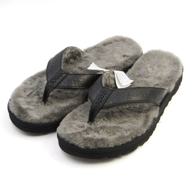 美品 UGG アグ 27cm CLASSIC SANDAL 1011065 シープスキン サンダル ブラック 黒 88000056 7,630円
