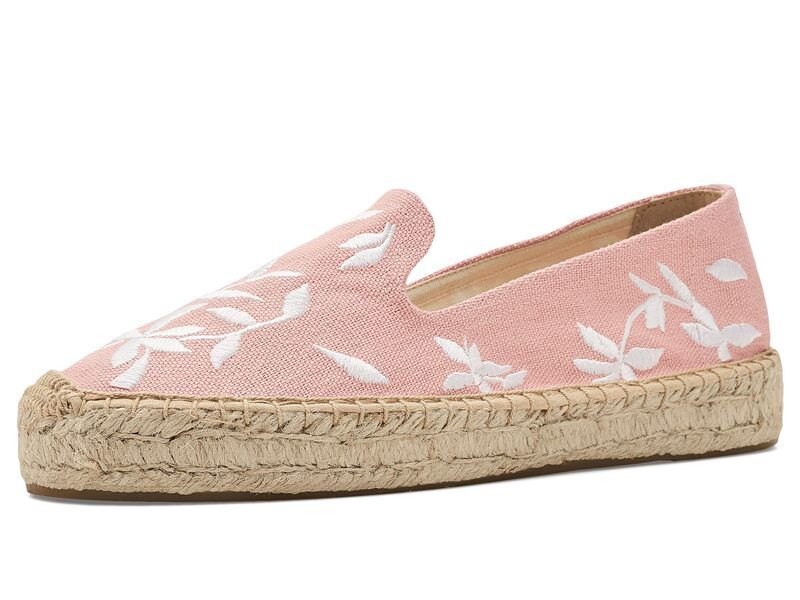 ソルドス レディース シューズ スリッポン・ローファー プラットフォーム Soludos Wild Petalsmoking Platform Espadrille Dusty Rose Pink ピンク