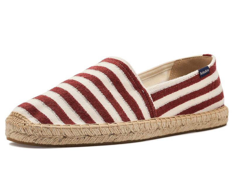ソルドス メンズ シューズ スリッポン・ローファー パイル Soludos Terry Original Espadrille BurgyndyNatural