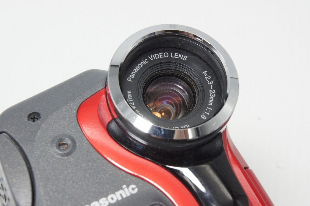 良品 Panasonic パナソニック NV-GS50K デジタルビデオカメラ レッド