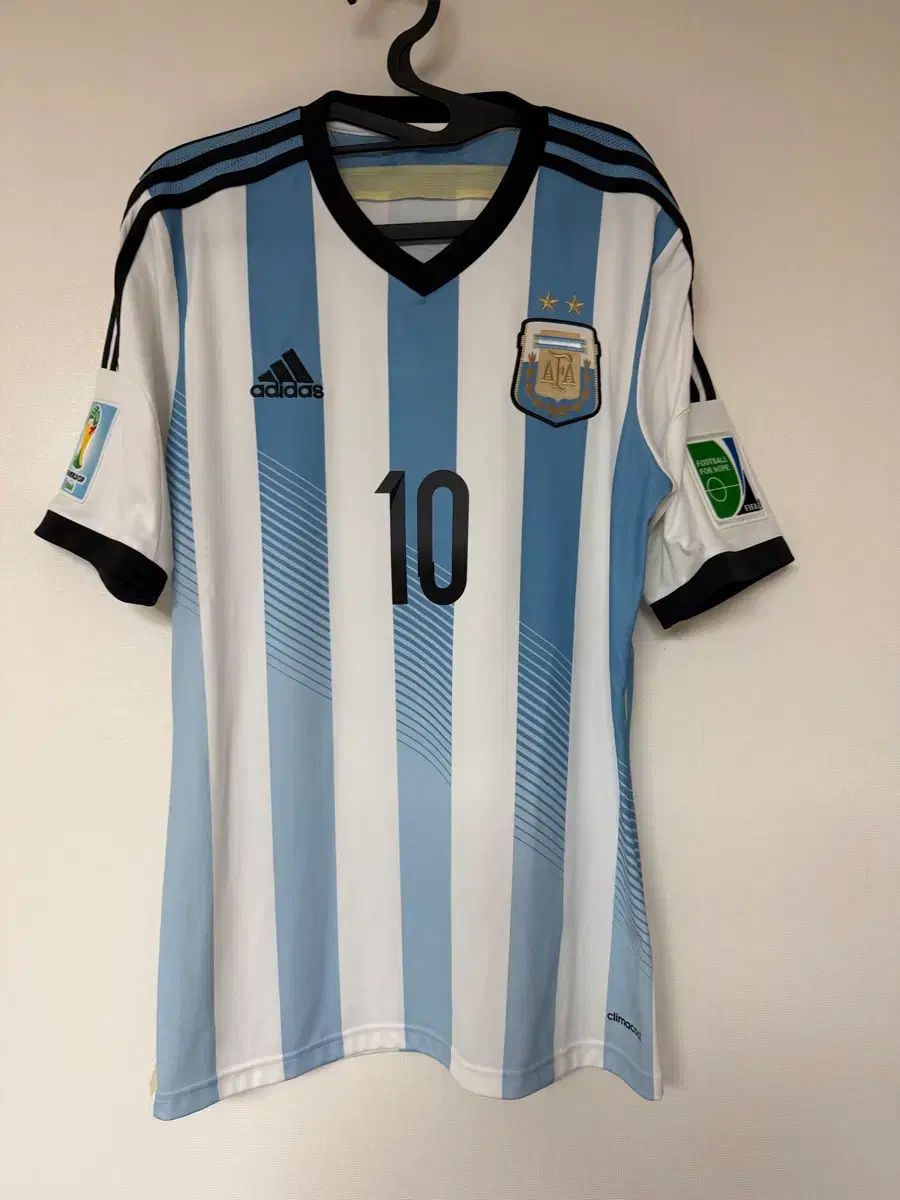 2014 アルゼンチン HOME メッシ Tシャツ 出品