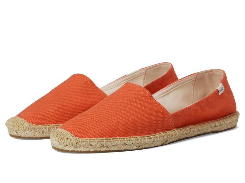 ソルドス レディース シューズ スリッポン・ローファー Soludos Original Espadrille Flama Orange オレンジ