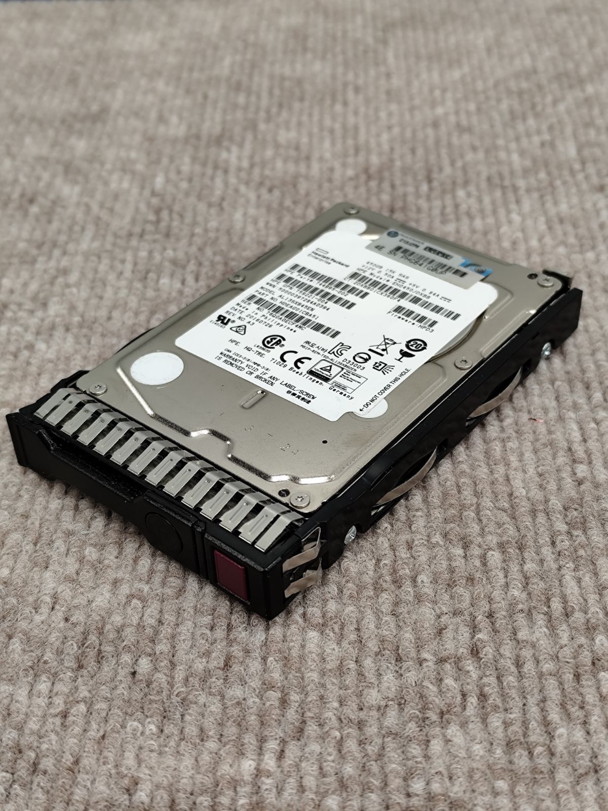 内蔵型ハードディスクドライブ 759221-004 450GB 15k 2.5 SAS Gen10/ D2 PCパーツ 759221-004 450GB 15k 2.5 SAS Gen10/ D3