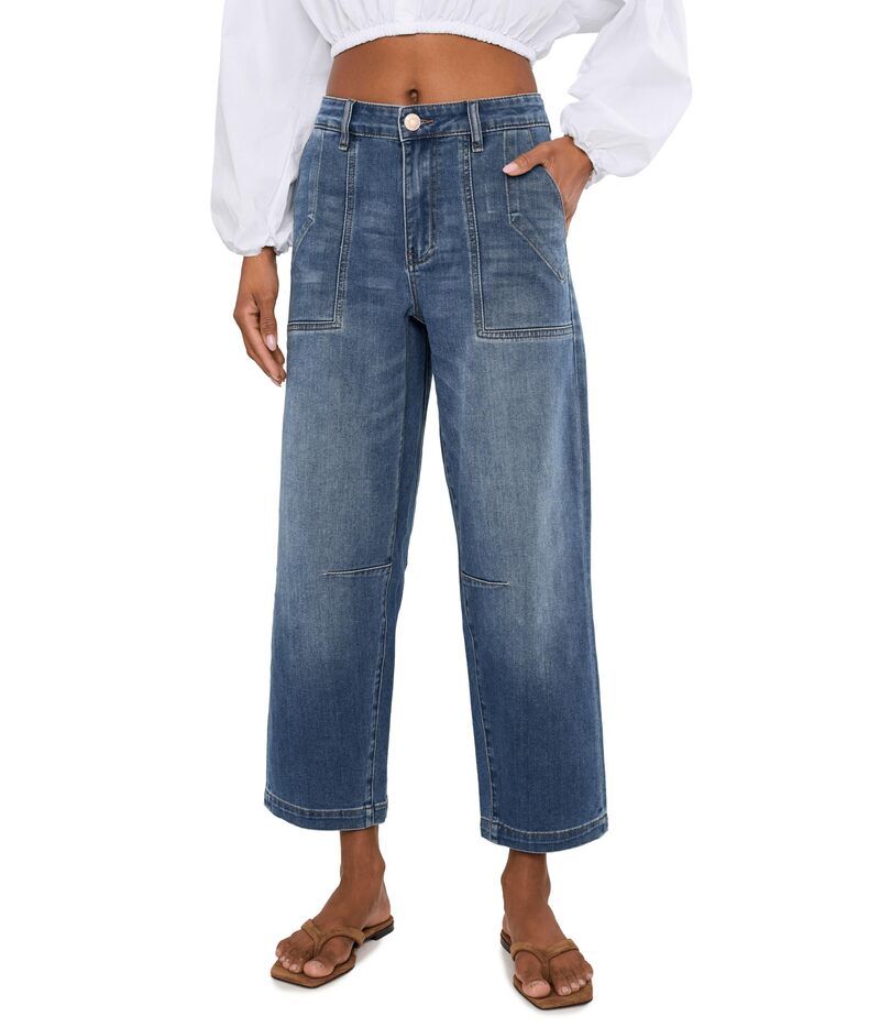 カットフロムザクロス レディース ボトムス デニムパンツ ワイドレッグ Kut From The Kloth Ashton Wide Leg Barrel In Prosperous