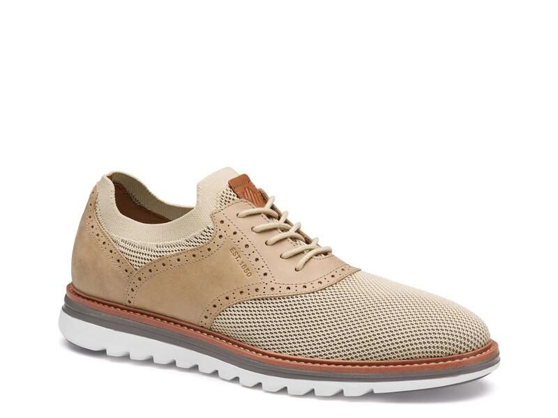 ジョンストンアンドマーフィー メンズ シューズ オックスフォード Johnston MurphyBraxton Oxford Beige ベージュ